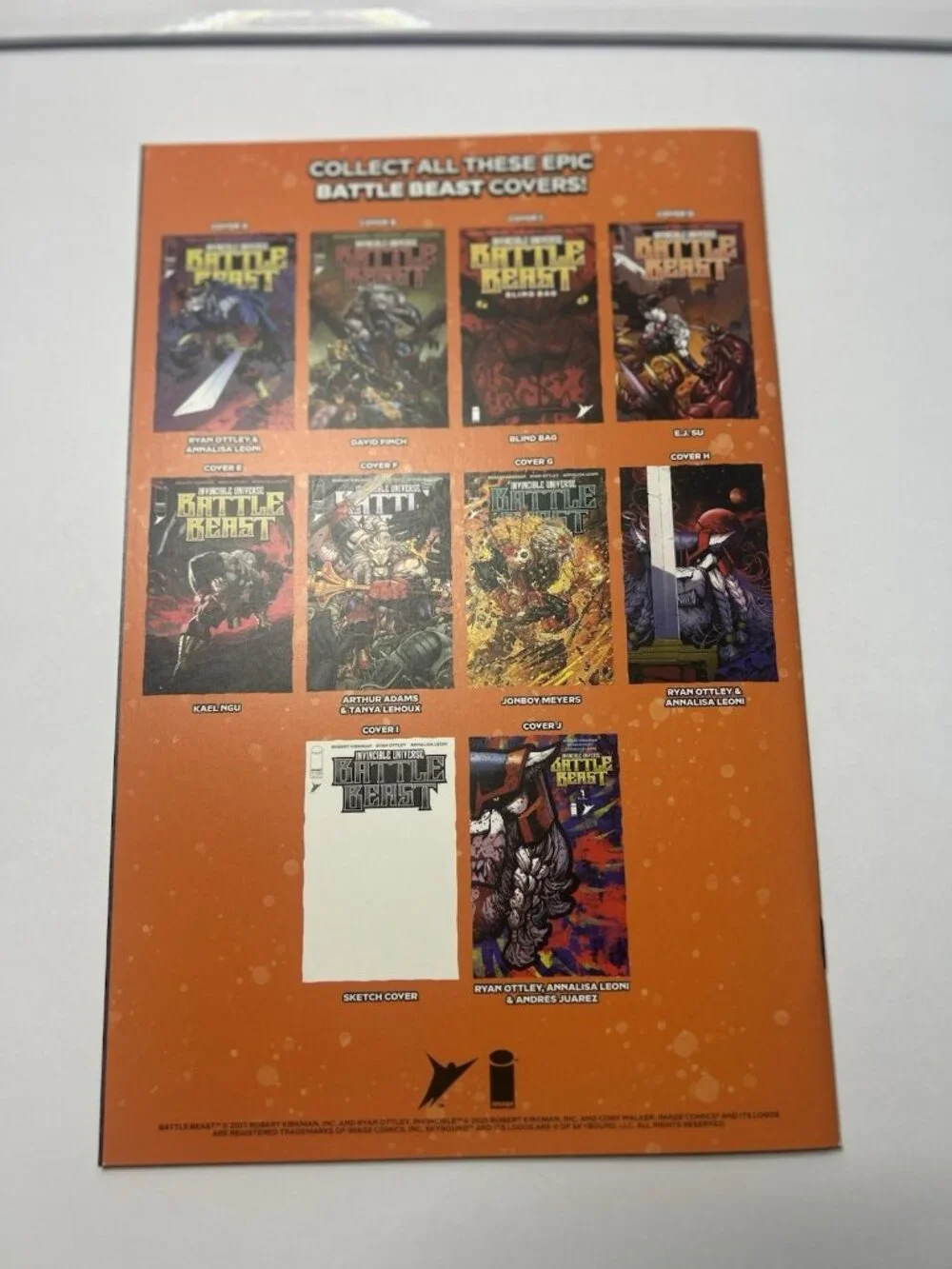 Invincible Universe Battle Beast #1 Image Comics 2nd Print 2025 Cover A